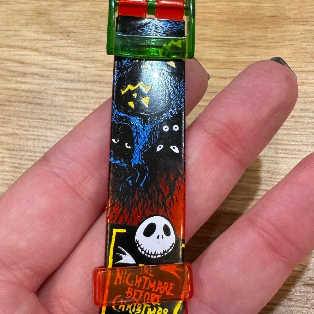 Vintage 1993 Nightmare Before Christmas Watch Touchstone Pictures Original Box